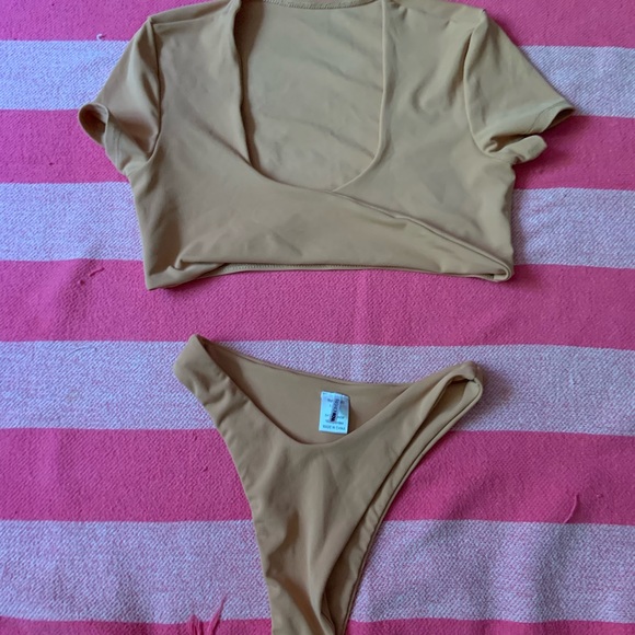Fashion Nova Other - Two piece t-shit bikini thong